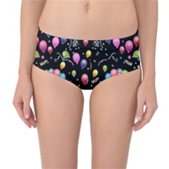 Balloons   Mid-waist Bikini Bottoms by Valentinaart