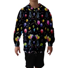 Balloons   Hooded Wind Breaker (kids) by Valentinaart