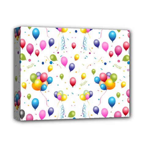 Balloons   Deluxe Canvas 14  X 11  by Valentinaart