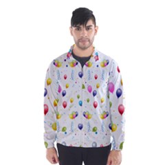 Balloons   Wind Breaker (men) by Valentinaart