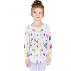 Balloons   Kids  Long Sleeve Tee