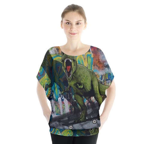 Urban T-rex Blouse by Valentinaart