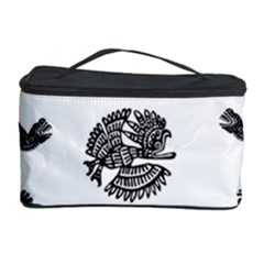 Aztecs Pattern Cosmetic Storage Case by Valentinaart