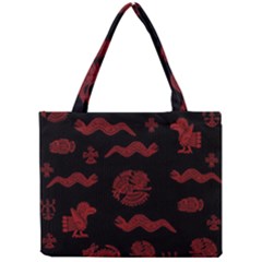 Aztecs Pattern Mini Tote Bag by Valentinaart