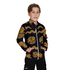 Aztecs Pattern Wind Breaker (kids) by Valentinaart