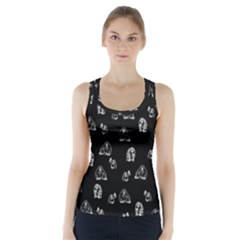 Chimpanzee Racer Back Sports Top by Valentinaart