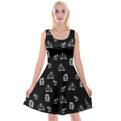 Chimpanzee Reversible Velvet Sleeveless Dress