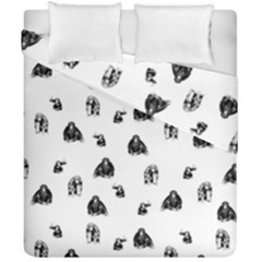 Chimpanzee Duvet Cover Double Side (california King Size) by Valentinaart