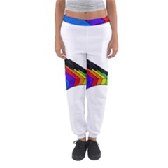 Rainbow Piano  Women s Jogger Sweatpants by Valentinaart