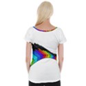 Rainbow piano  Women s Cap Sleeve Top View2