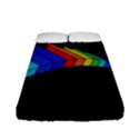 Rainbow piano  Fitted Sheet (Full/ Double Size) View1