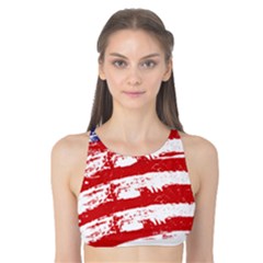 American Flag Tank Bikini Top