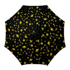 Space Pattern Golf Umbrellas by ValentinaDesign