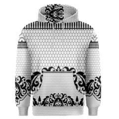 Transparent Lace Decoration Men s Pullover Hoodie by Nexatart