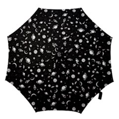 Space Pattern Hook Handle Umbrellas (large) by ValentinaDesign