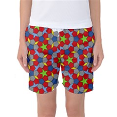 Penrose Tiling Women s Basketball Shorts by Nexatart