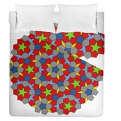 Penrose Tiling Duvet Cover Double Side (queen Size) by Nexatart