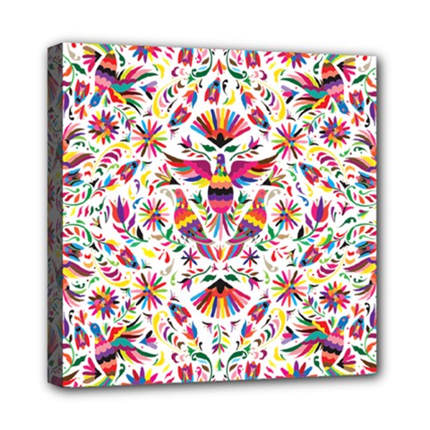 Otomi Vector Patterns On Behance Mini Canvas 8  X 8  by Nexatart