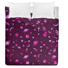 Space Pattern Duvet Cover Double Side (queen Size) by ValentinaDesign