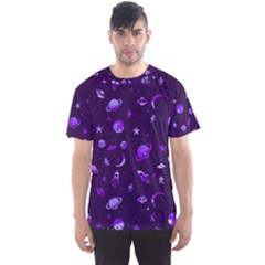 Space Pattern Men s Sport Mesh Tee