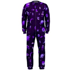 Space Pattern Onepiece Jumpsuit (men)  by ValentinaDesign