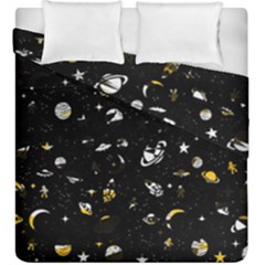 Space Pattern Duvet Cover Double Side (king Size) by ValentinaDesign