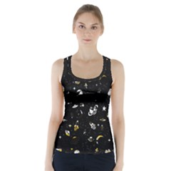 Space Pattern Racer Back Sports Top by ValentinaDesign