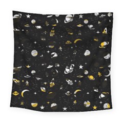 Space Pattern Square Tapestry (large) by ValentinaDesign