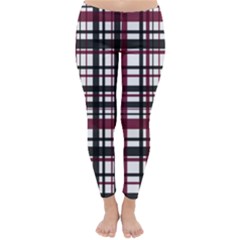 Plaid Pattern Classic Winter Leggings by ValentinaDesign