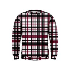 Plaid Pattern Kids  Sweatshirt by ValentinaDesign