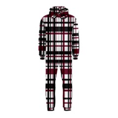 Plaid Pattern Hooded Jumpsuit (kids) by ValentinaDesign