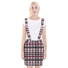 Plaid Pattern Braces Suspender Skirt by ValentinaDesign