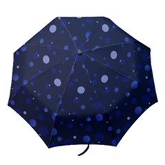 Decorative Dots Pattern Folding Umbrellas by ValentinaDesign