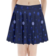 Decorative Dots Pattern Pleated Mini Skirt by ValentinaDesign