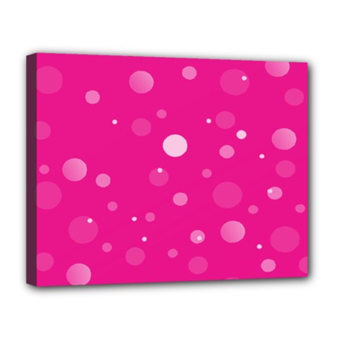 Decorative Dots Pattern Canvas 14  X 11  by ValentinaDesign