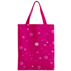 Decorative Dots Pattern Zipper Classic Tote Bag by ValentinaDesign