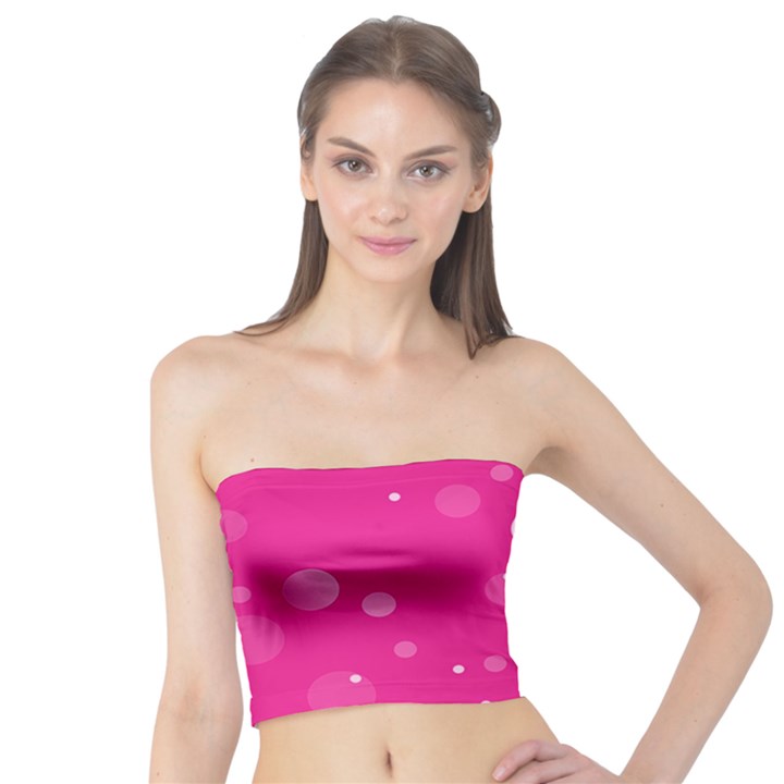 Decorative dots pattern Tube Top