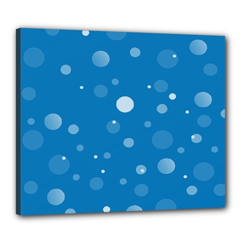 Decorative Dots Pattern Canvas 24  X 20  by ValentinaDesign