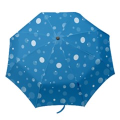 Decorative Dots Pattern Folding Umbrellas by ValentinaDesign