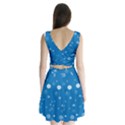 Decorative dots pattern Split Back Mini Dress  View2