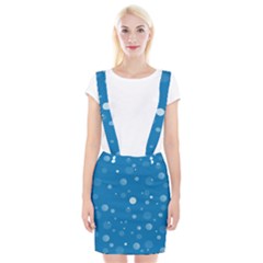 Decorative Dots Pattern Braces Suspender Skirt by ValentinaDesign