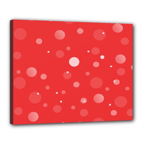 Decorative Dots Pattern Canvas 20  X 16  by ValentinaDesign