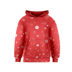 Decorative Dots Pattern Kids  Pullover Hoodie by ValentinaDesign