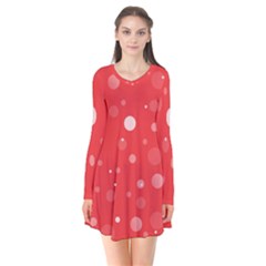 Decorative Dots Pattern Flare Dress by ValentinaDesign