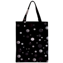 Decorative Dots Pattern Zipper Classic Tote Bag by ValentinaDesign