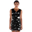 Decorative dots pattern Wrap Front Bodycon Dress View1