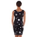 Decorative dots pattern Wrap Front Bodycon Dress View2