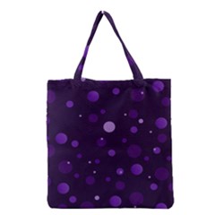 Decorative Dots Pattern Grocery Tote Bag by ValentinaDesign