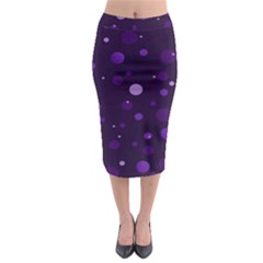 Decorative Dots Pattern Midi Pencil Skirt by ValentinaDesign