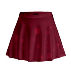 Decorative Dots Pattern Mini Flare Skirt by ValentinaDesign